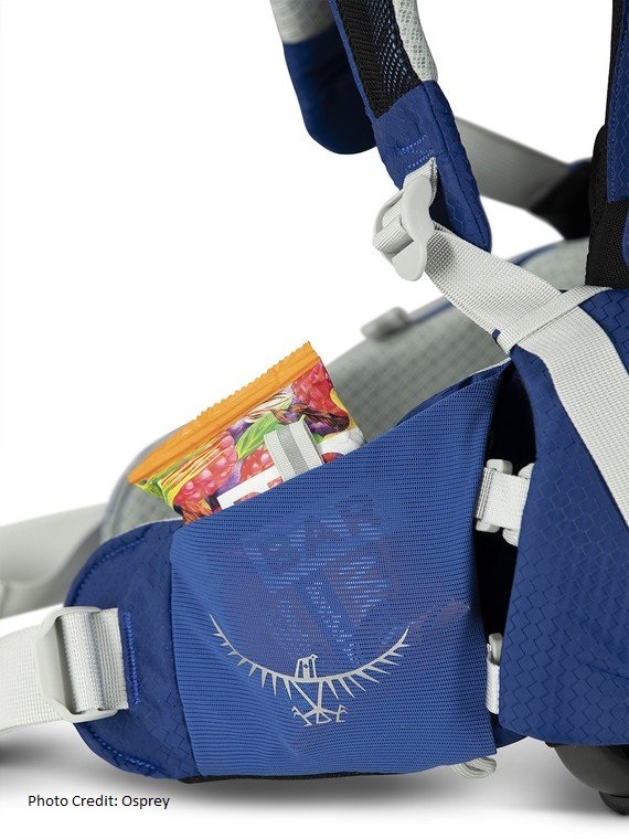 hipbelt storage on one of best baby backpacks osprey poco child carrier