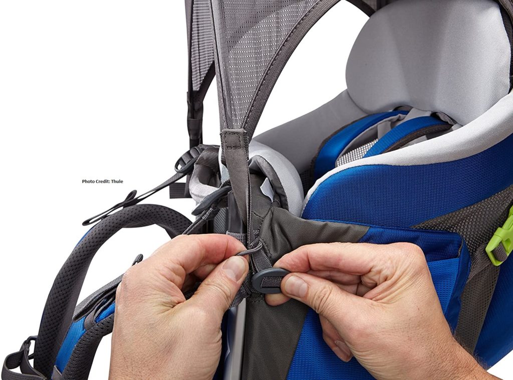 sunshade attachment for thule sapling child carrier
