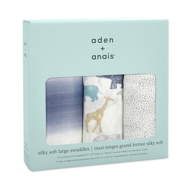 Aiden and Anias Swaddle Blanket for Travel with Baby
