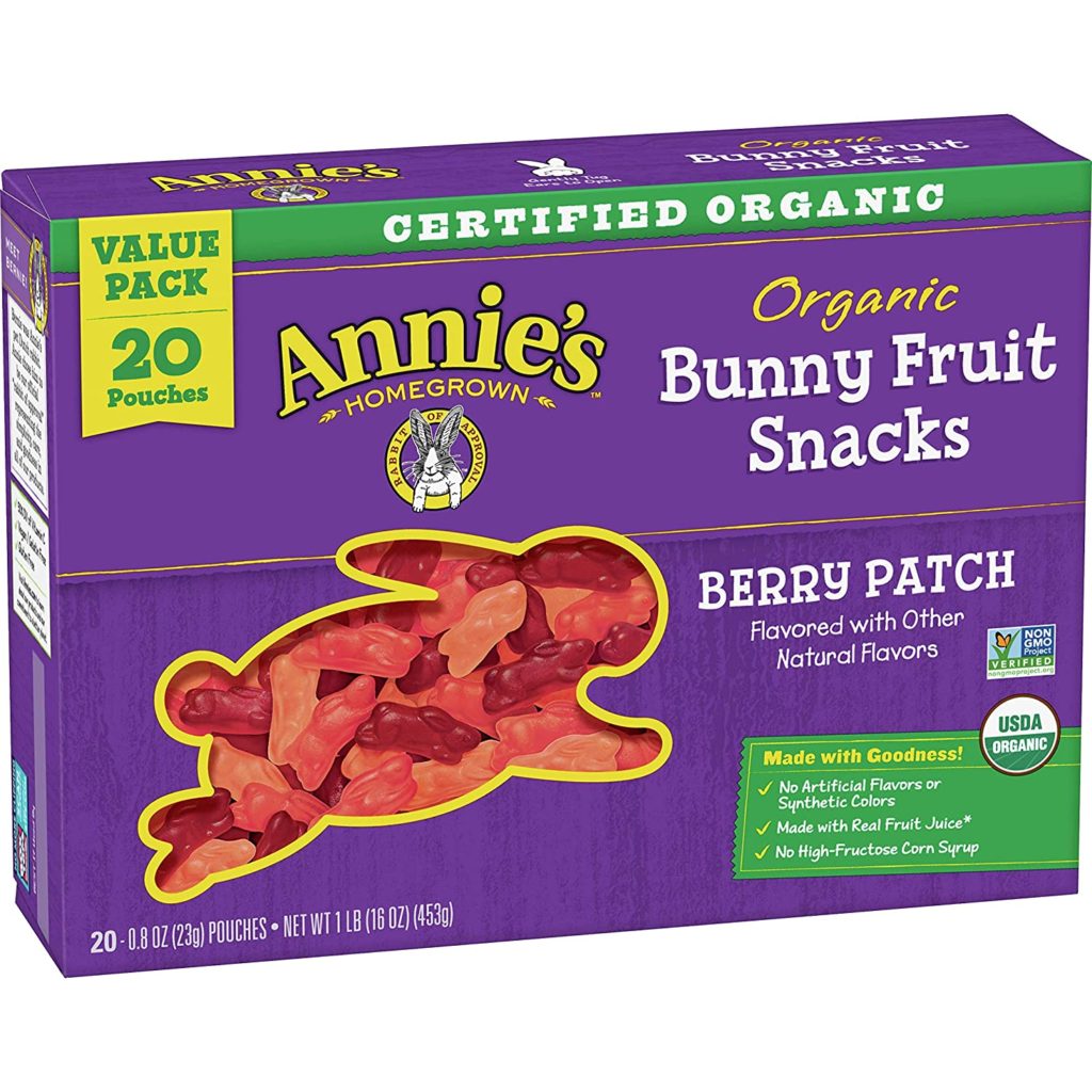 Annies Gummy Bunny for flying with a toddler