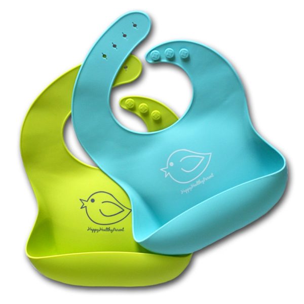 Silicone Bibs for flying with a baby