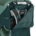 Strap and waistbelt stowing zipper closure on the Osprey Poco LT