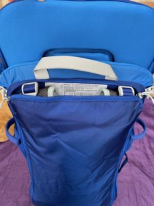 Stowaway feature uses zippers on each side