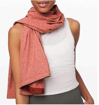 Lululemon Vinyasa travel scarf