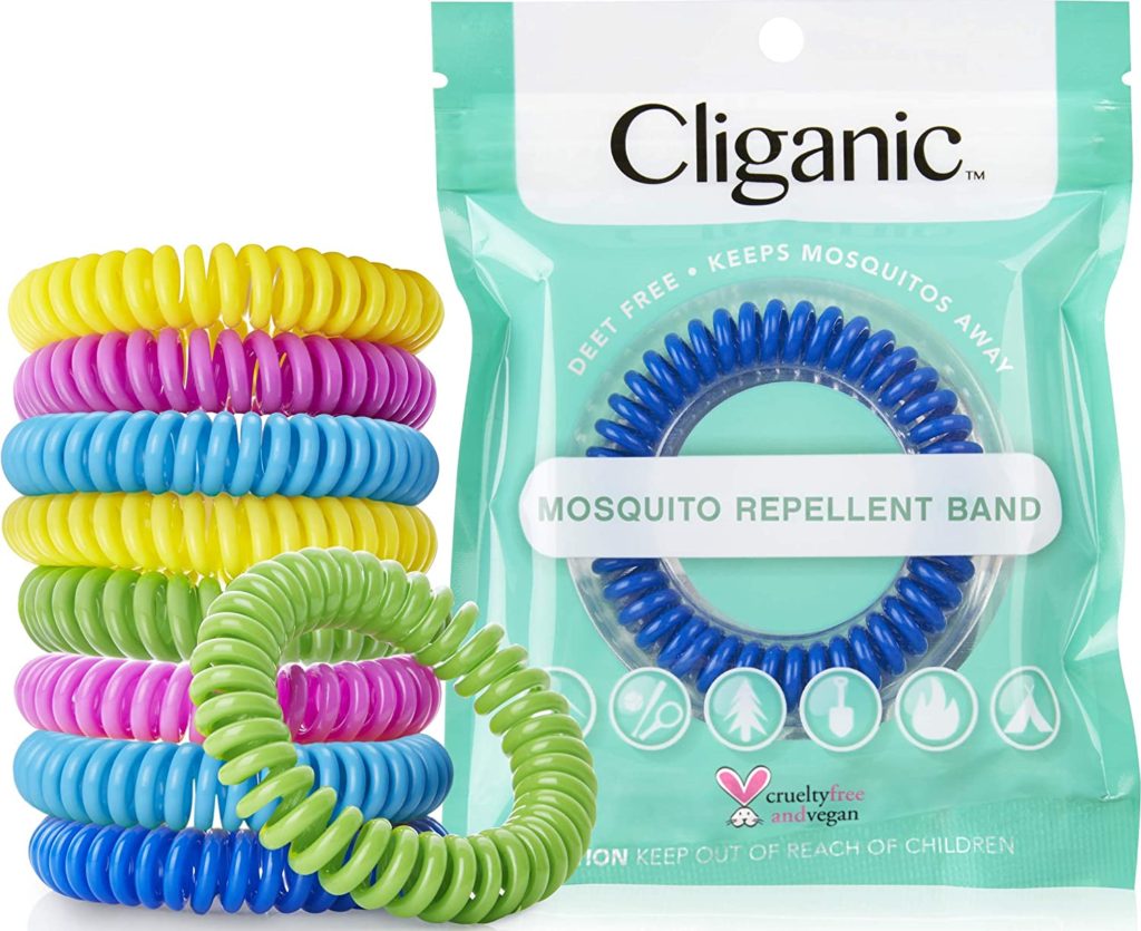Packing for international travel with a baby - bug repellent bands