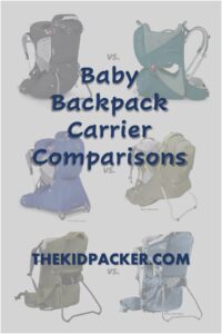 Baby backpack carrier comparisons