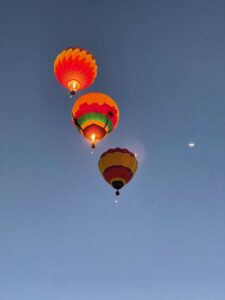 Balloon Fiesta with Kids morning dawn patrol