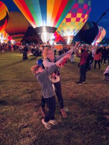 Balloon Fiesta with kids - kids get involved 2