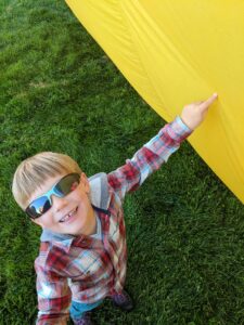 Balloon Fiesta with kids - kids get involved