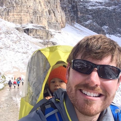 Hiking with a baby in winter