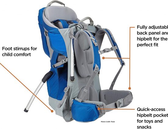 features of thule sapling child carrier